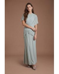 Coast - Twist Cape Sleeve Contour Collective Bridesmaid Dress - Lyst