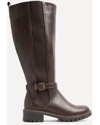 Linzi - Gilded Long Low Boots - Lyst