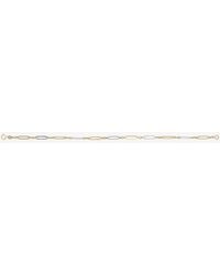 T.H.Baker - 9Ct Two 7.5 Inch Elongated Link Bracelet Gb512 - Lyst
