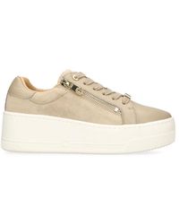 Carvela Kurt Geiger - 'connected Zip' Leather Suede Trainers - Lyst