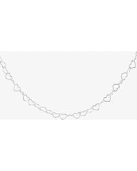 T.H.Baker - Sterling 18 Inch Open Heart Link Chain 8.12.6074 - Lyst