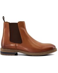 Dune - 'caprius' Leather Chelsea Boots - Lyst