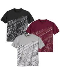 Atlas For Men - Printed T-shirt (pack Of 3) - Lyst