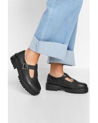Yours - Extra Wide Fit Black T Bar Mary Jane Shoes - Lyst