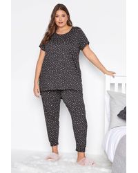 Yours - Printed Pyjama Bottoms - Lyst