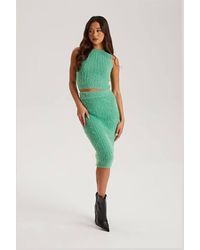 Urban Bliss - Fluffy Tube Midi Skirt - Lyst