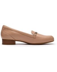 Clarks - Juliet Mia Leather Loafers, Slip Ons - Lyst