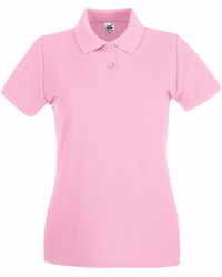 Fruit Of The Loom - Premium Fitted Short-Sleeved Polo Shirt - Lyst