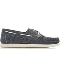 Dune - 'bugatti' Leather Boat Shoes - Lyst