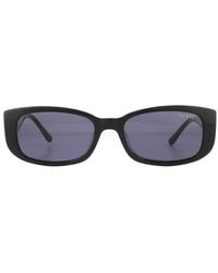 Guess - Rectangle Black Purple Sunglasses - Lyst