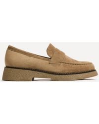 Linzi - Hilton Faux Suede Penny Loafer - Lyst