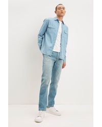 Burton - Slim Fit Light Blue Jeans - Lyst