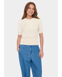 Saint Tropez - Karnasz Crew Neck Short Sleeve Pullover - Lyst