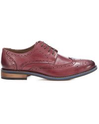 Red Herring - Leather Mason Derby Brogues - Lyst