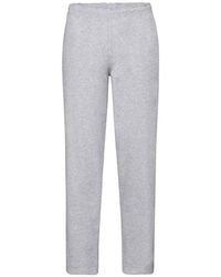 Fruit Of The Loom - Classic Heather Open Hem Jogging Bottoms - Lyst