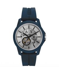 Armani Exchange - Nylon Fashion Analogue Automatic Watch - Ax1727 - Lyst