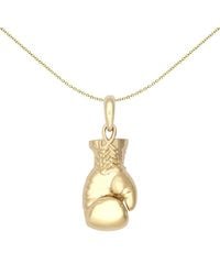 Jewelco London - 9Ct Realistic 3D Single Boxing Glove Novelty Pendant, Medium - Lyst