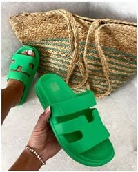 IKRUSH - Lucille Cut Out Open Toe Strappy Sandals With Block Heel - Lyst