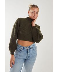 Pink Vanilla - High Neck Knitted Jumper - Lyst