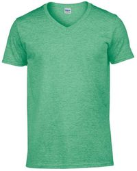Gildan - Soft Style V-neck Short Sleeve T-shirt - Lyst