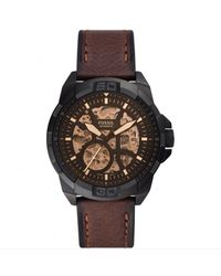 Fossil - Bronson Stainless Steel Fashion Analogue Automatic Watch - Me3219 - Lyst