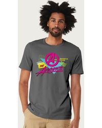 Marvel - The Avengers Retro Distressed 80S Style T-Shirt - Lyst