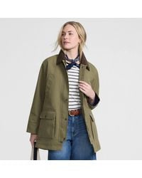 Lands' End - Waterproof Squall Jacket With Corduroy Collar - Lyst