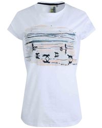 Weird Fish - Beach Strolls Organic Graphic T-shirt - Lyst