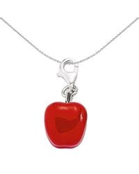 Jewelco London - Sterling Enamel Apple Lobster Clasp Link Charm - Lyst