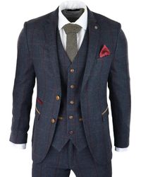 Paul Andrew - Herringbone Tweed Suit 3 Piece Peaky Blinders 1920s Tailored Fit - Lyst