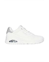 Skechers - Uno Metallic Heel Trainers - Lyst