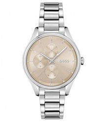 BOSS by HUGO BOSS - Grand Course Stainless Steel Fashion Analogue Watch - 1502604 - Lyst