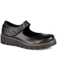 Pavers - Wedge Heel Touch Fasten Mary Janes - Lyst