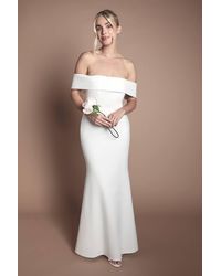 Coast - Petite Ponte Bardot Maxi Wedding Dress - Lyst