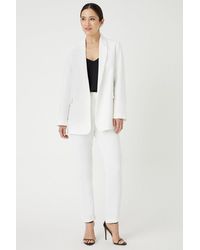 Wallis - White Tapered Trousers - Lyst