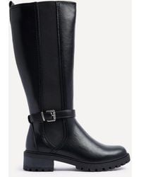 Linzi - Gilded Long Low Boots - Lyst