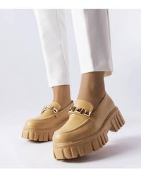Love Lace - Moccasin Platform Slip On Summer Shoes With Rubber Sole - Lyst
