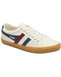 Gola - 'varsity' Canvas Lace-up Trainers - Lyst