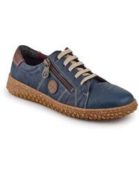 Pavers - Loretta Leather Trainers - Lyst