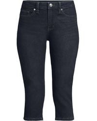 Lands' End - All-Day Coolmax Capri Jeans - Lyst