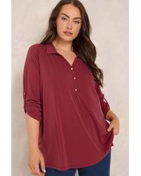 Evans - Long Sleeve Blouse - Lyst