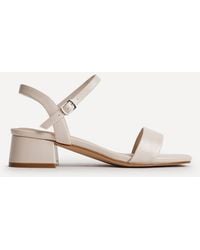 Linzi - Carlie Wide Fit Faux Leather Low Heels - Lyst