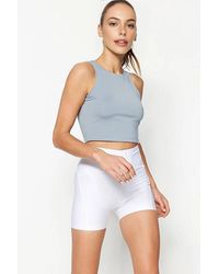 WOVCOR - Knit High-Waist Sports Short Leggings - Lyst