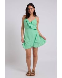 Urban Bliss - Woven Frill Tea Dress - Lyst