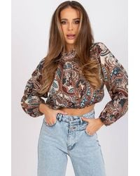 Love Lace - Everyday Collared Long Sleeve Blouse - Lyst