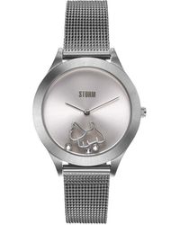Storm - Cassie Silver Stainless Steel Fashion Analogue Watch - 47471/s - Lyst