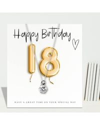 Aye Do Gifts - 18Th Birthday Cubic Zirconia Necklace & Balloons Gift Card - Lyst