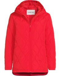 Lands' End - Petite Featherfree Insulated Onion Quilted Jacket - Lyst