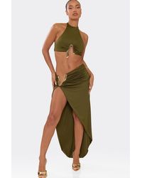 EGO - Split Leg Maxi Skirt - Lyst
