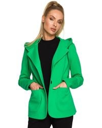 Love Lace - Knitted Collared Casual Jacket With Pockets - Lyst